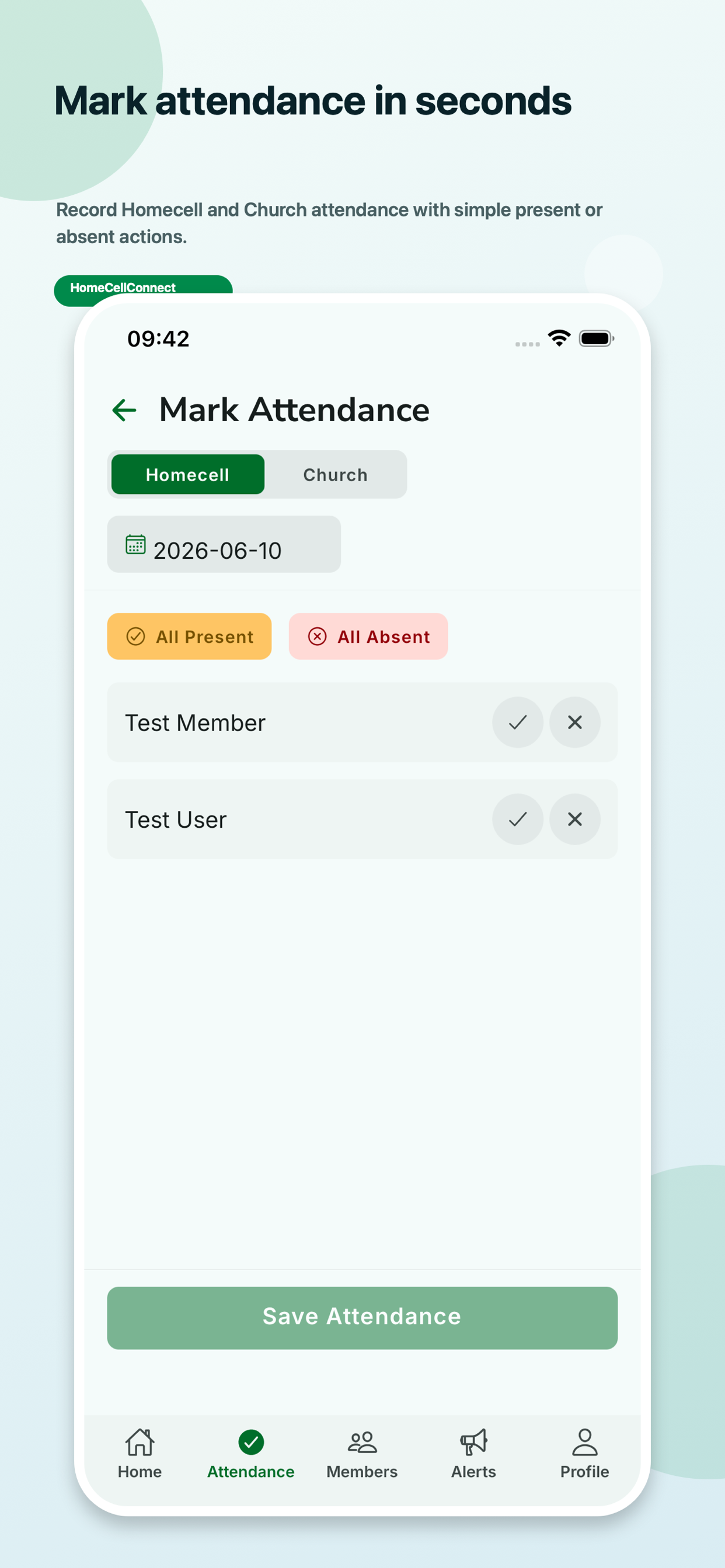 HomeCellConnect Screen 2