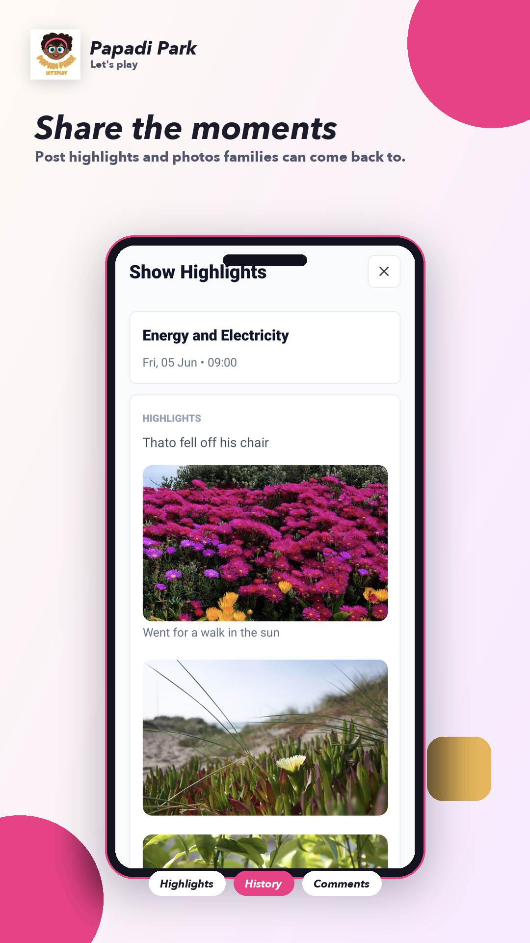 PapadiPark — Share the moments