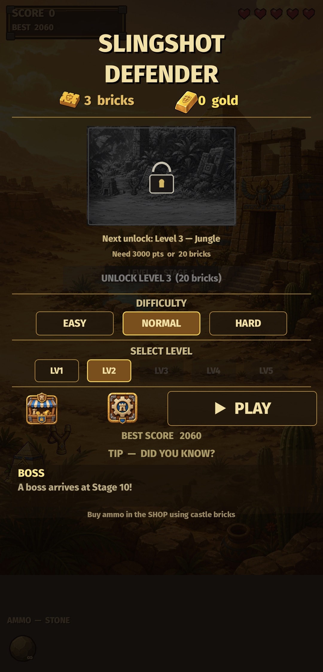 Slingshot Defender Gameplay