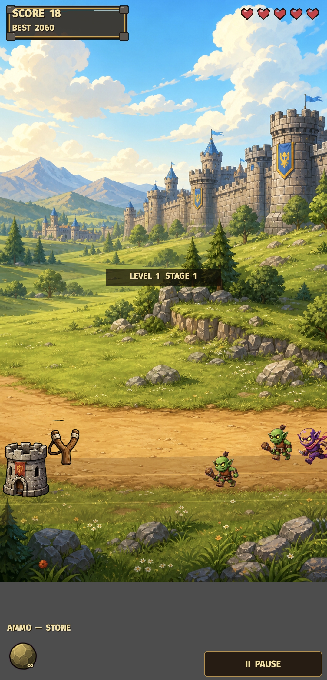 Slingshot Defender Worlds
