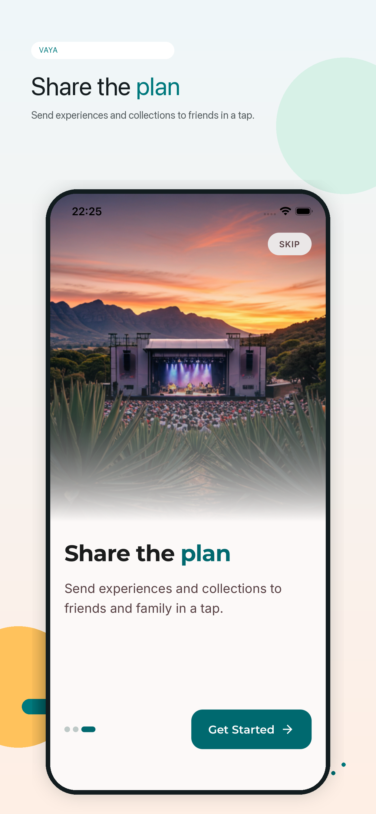 Vaya Screen 6 — Share the plan
